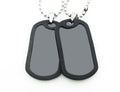 Military Style Men’s Necklace Titanium Steel Stainless Steel Pendant