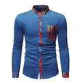 New African Style Men’s Shirt Cross Border Fashion
