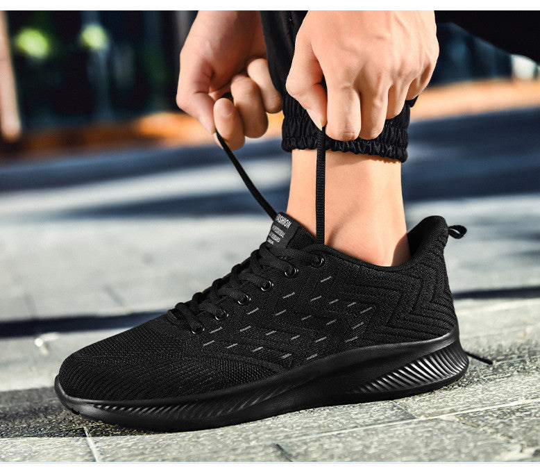 Ultralight Flying Woven Sports Running Shoes Breathable Design
