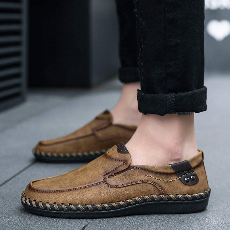 Handmade Casual Leather Shoes for Business and Daily Wear