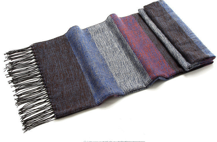 Premium Stitched Cashmere Scarf Soft Warm Fashion Accessory