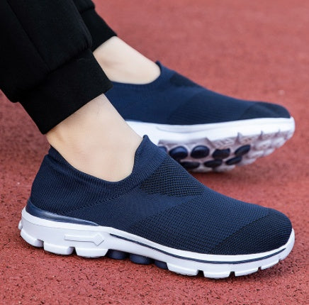 Lightweight Spring Summer Fabric Shoes for Elderly Comfort