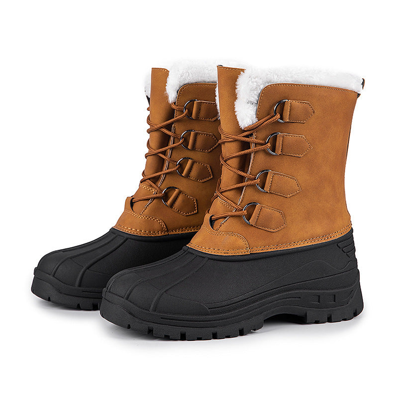 Outdoor Winter Snow Boots with Insulated Cold Weather Protection