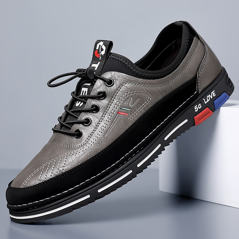 Handmade Leisure Leather Shoes Versatile Modern Fashion Style