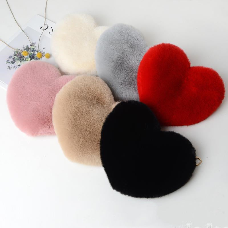 Women’s Plush Chain Shoulder Bag Romantic Party and Gift Style