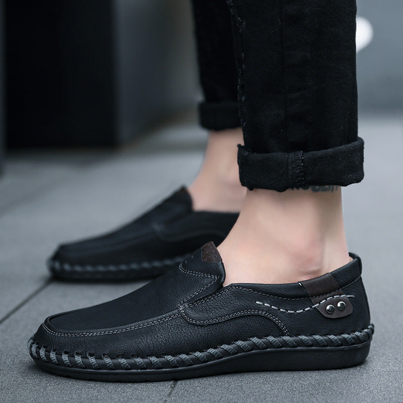 Handmade Casual Leather Shoes for Business and Daily Wear