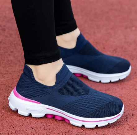 Lightweight Spring Summer Fabric Shoes for Elderly Comfort