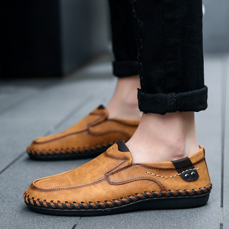 Handmade Casual Leather Shoes for Business and Daily Wear