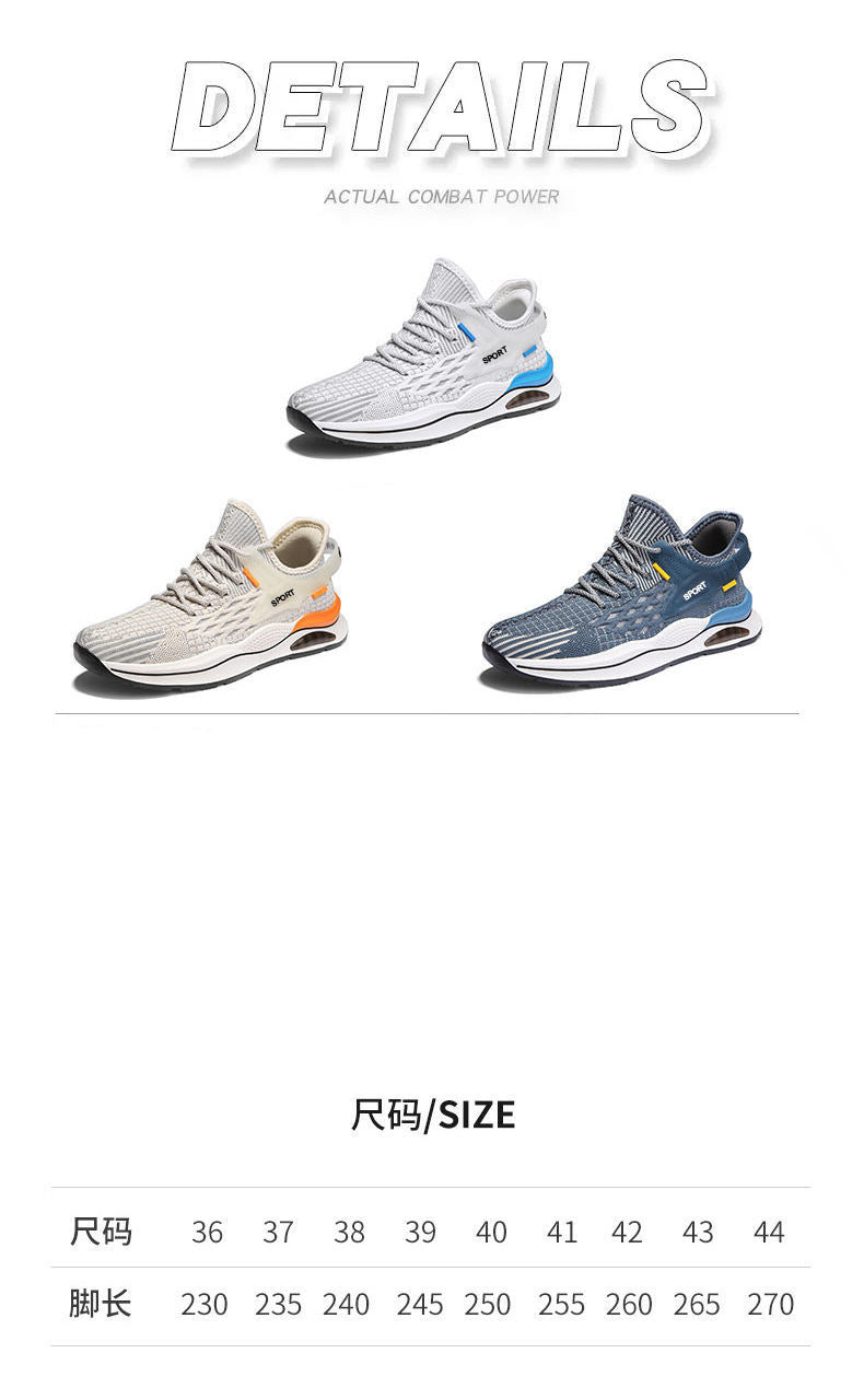Men’s Casual Sneakers Comfortable Everyday Sports Shoes