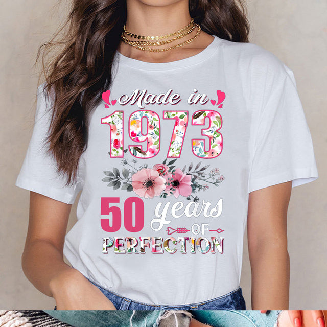 Retro 1973 Inspired Vintage Summer Graphic Fashion T Shirt