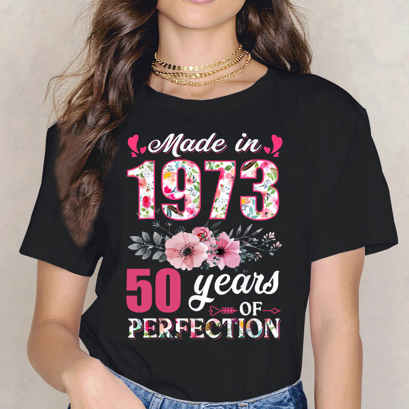 Retro 1973 Inspired Vintage Summer Graphic Fashion T Shirt