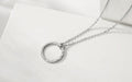 Gold Plated Minimalist Pendant Necklace Cold Style Fashion Jewelry