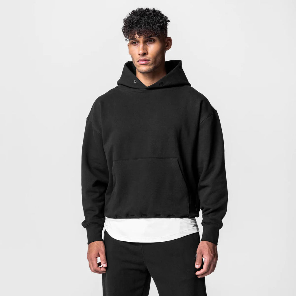 Men’s Thick Cotton Hoodie Training Set Casual Sports Tracksuit