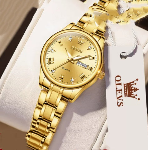 Minimalist Light Luxury Watch Waterproof Elegant Fashion Design
