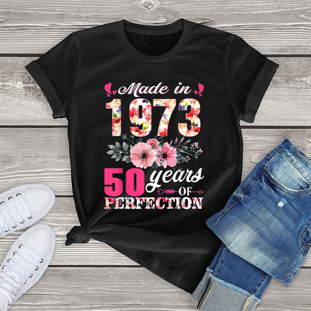 Retro 1973 Inspired Vintage Summer Graphic Fashion T Shirt